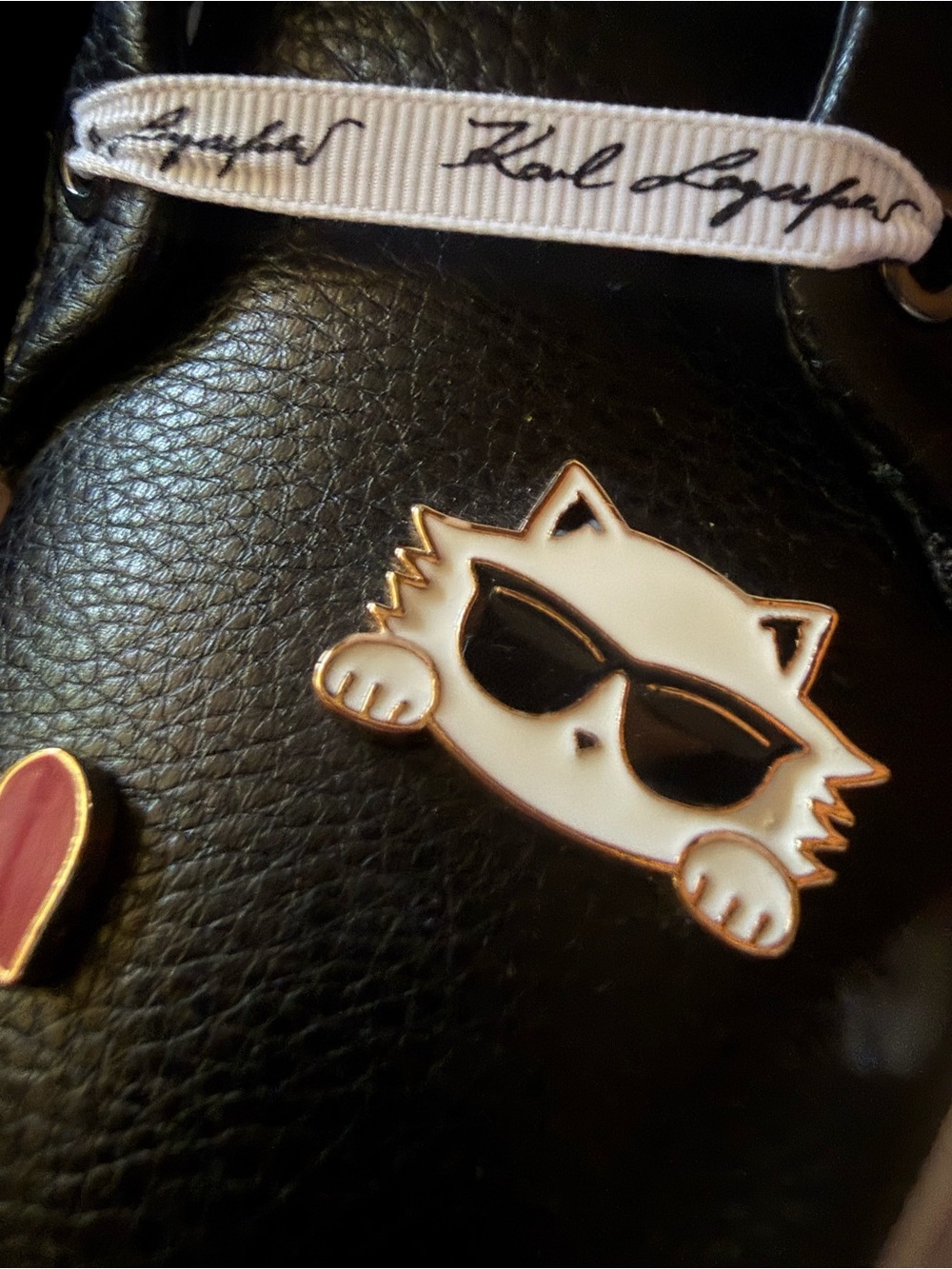 Woman’s Karl Lagerfeld Black Sneakers - Picture 7 of 11
